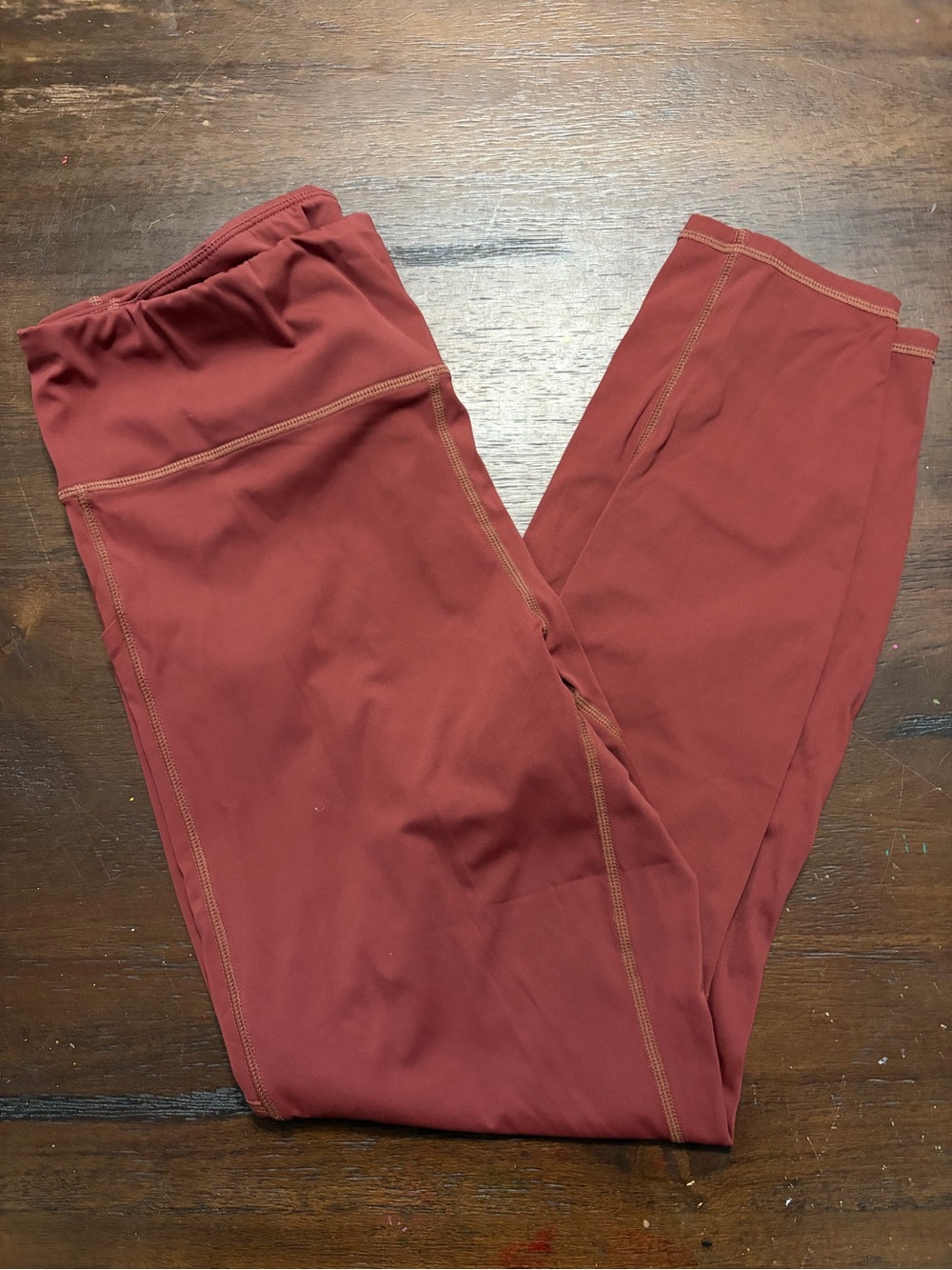Vuori Women's Stride Legging Brick Rust Red Size Large VW429